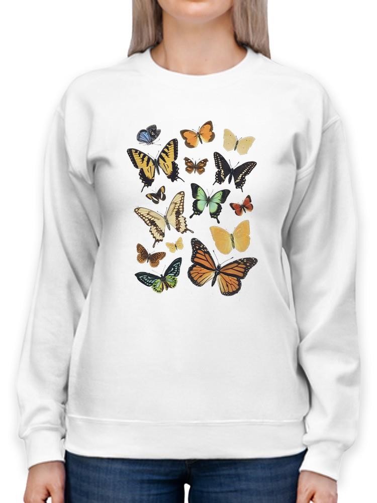 Collected Flutter Iii Sweatshirt -Victoria Barnes Designs