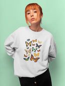 Collected Flutter Iii Sweatshirt -Victoria Barnes Designs