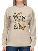 Collected Flutter Iii Sweatshirt -Victoria Barnes Designs