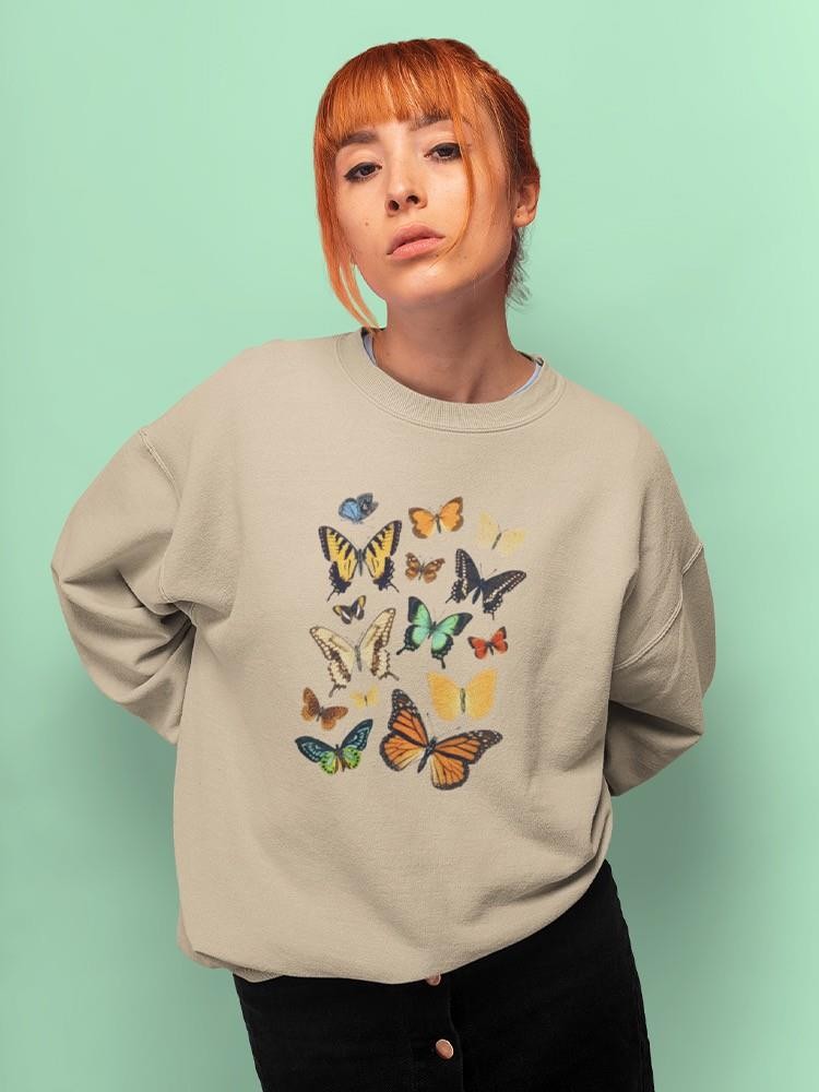 Collected Flutter Iii Sweatshirt -Victoria Barnes Designs