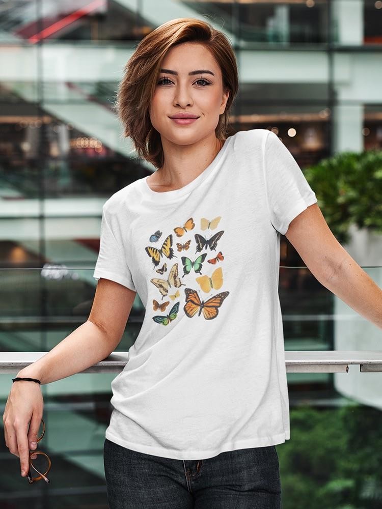 Collected Flutter Iii T-shirt -Victoria Barnes Designs