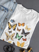 Collected Flutter Iii T-shirt -Victoria Barnes Designs