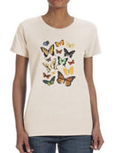 Collected Flutter Iii T-shirt -Victoria Barnes Designs