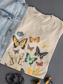 Collected Flutter Iii T-shirt -Victoria Barnes Designs