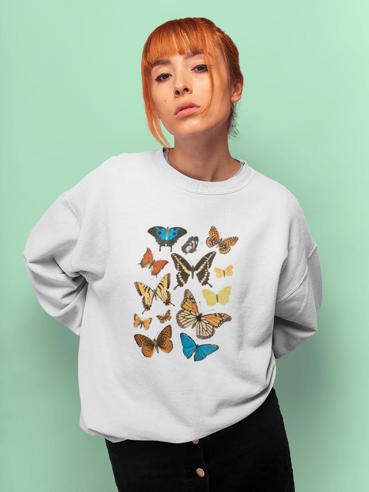 Collected Flutter Ii Sweatshirt -Victoria Barnes Designs