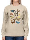 Collected Flutter Ii Sweatshirt -Victoria Barnes Designs