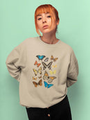 Collected Flutter Ii Sweatshirt -Victoria Barnes Designs