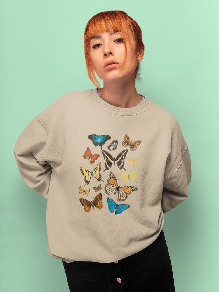 Collected Flutter Ii Sweatshirt -Victoria Barnes Designs