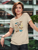 Collected Flutter Ii T-shirt -Victoria Barnes Designs