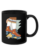 Let It Roll. Rollerskates Mug -Victoria Barnes Designs
