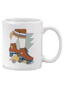Let It Roll. Rollerskates Mug -Victoria Barnes Designs