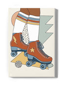 Let It Roll. Rollerskates Wall Art -Victoria Barnes Designs