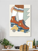Let It Roll. Rollerskates Wall Art -Victoria Barnes Designs