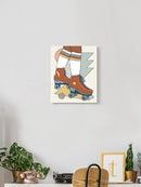 Let It Roll. Rollerskates Wall Art -Victoria Barnes Designs