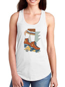 Let It Roll. Rollerskates T-shirt -Victoria Barnes Designs