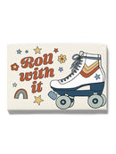 Roll With It. Rollerskates Wall Art -Victoria Barnes Designs