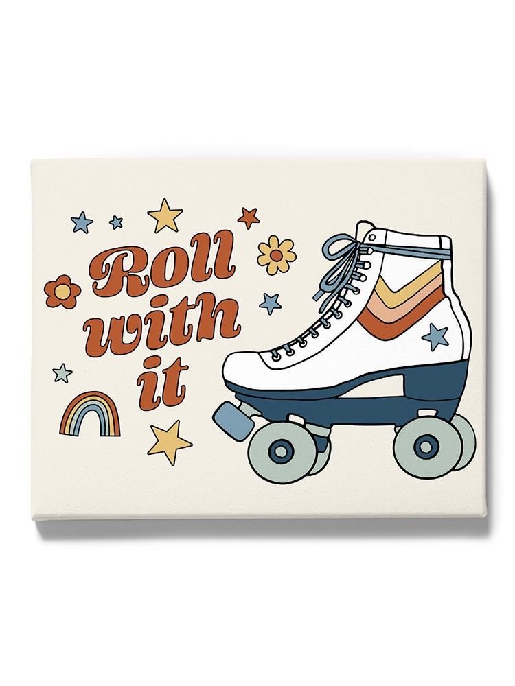 Roll With It. Rollerskates Wall Art -Victoria Barnes Designs