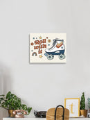 Roll With It. Rollerskates Wall Art -Victoria Barnes Designs