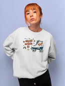 Roll With It. Rollerskates Sweatshirt -Victoria Barnes Designs