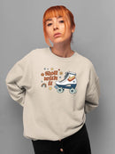 Roll With It. Rollerskates Sweatshirt -Victoria Barnes Designs