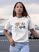 Roll With It. Rollerskates T-shirt -Victoria Barnes Designs