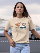 Roll With It. Rollerskates T-shirt -Victoria Barnes Designs