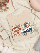 Roll With It. Rollerskates T-shirt -Victoria Barnes Designs