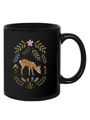 Critters And Foliage B Mug -Victoria Barnes Designs