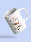 Critters And Foliage B Mug -Victoria Barnes Designs