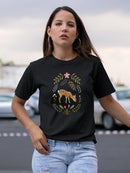 Critters And Foliage B T-shirt -Victoria Barnes Designs