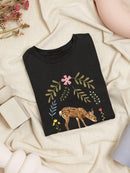 Critters And Foliage B T-shirt -Victoria Barnes Designs