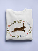 Critters And Foliage A Sweatshirt -Victoria Barnes Designs