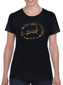 Critters And Foliage A T-shirt -Victoria Barnes Designs