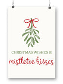Mistletoe Wishes Ii Wall Art -Victoria Barnes Designs