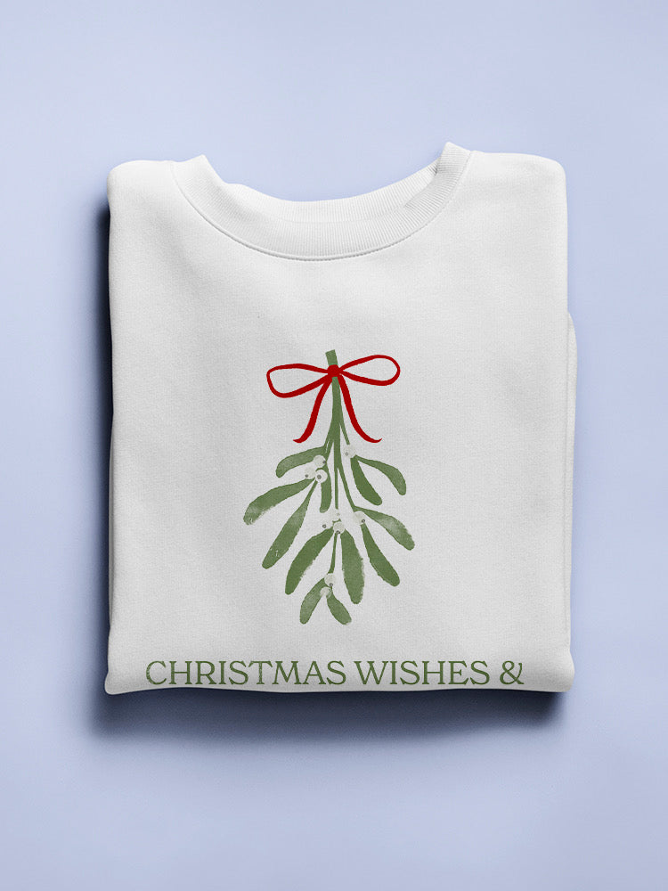 Mistletoe Wishes Ii Sweatshirt -Victoria Barnes Designs