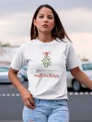 Mistletoe Wishes Ii T-shirt -Victoria Barnes Designs