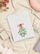 Mistletoe Wishes Ii T-shirt -Victoria Barnes Designs