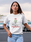Mistletoe Wishes I T-shirt -Victoria Barnes Designs