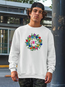 Colorful Christmas C. Sweatshirt -Victoria Barnes Designs