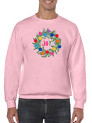 Colorful Christmas C. Sweatshirt -Victoria Barnes Designs