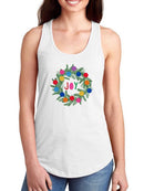 Colorful Christmas C. Racerback Tank -Victoria Barnes Designs