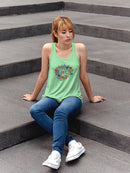 Colorful Christmas C. Racerback Tank -Victoria Barnes Designs