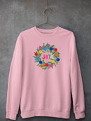 Colorful Christmas C. Sweatshirt -Victoria Barnes Designs