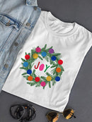 Colorful Christmas Collection C T-shirt -Victoria Barnes Designs