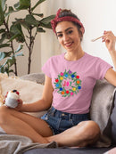 Colorful Christmas Collection C T-shirt -Victoria Barnes Designs