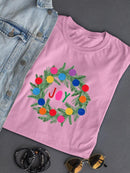 Colorful Christmas Collection C T-shirt -Victoria Barnes Designs