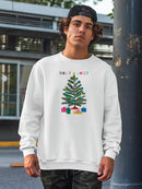 Colorful Christmas B. Sweatshirt -Victoria Barnes Designs