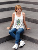 Colorful Christmas B. Racerback Tank -Victoria Barnes Designs