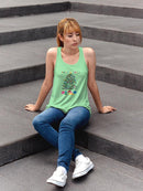 Colorful Christmas B. Racerback Tank -Victoria Barnes Designs