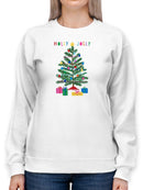 Colorful Christmas B. Sweatshirt -Victoria Barnes Designs